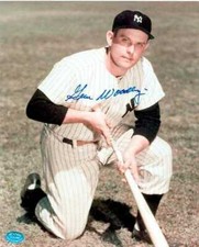 Gene Woodling autographed 8x10 Photo (New York Yankees 5x World Series Champion)