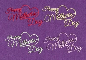 Tarjetas de álbum de recortes HAPPY MOTHERS DAY # 2 troquelados - Imagen 1 de 1