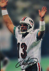 Photo couleur 4X6 signée à la main « Miami Dolphins » Dan Marino