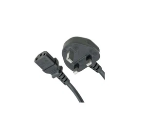 220/230V UK Power Supply Lead IEC C13 Universal AC Mains Cable Cord 2/3-Pin - Picture 1 of 1