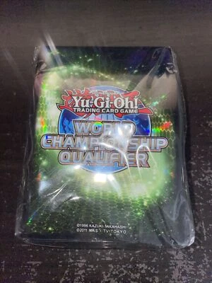 YUGIOH 2013 WORLD CHAMPIONSHIP QUALIFIER WCQ 80 SLEEVES GREEN PACK EXTRA DECK - Image 1 of 2
