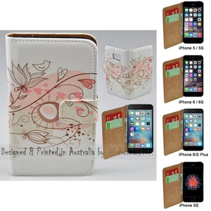 Flip Cover Phone Case for Apple iPhone Series Mobile Phone - Retro Floral Theme - Imagen 1 de 4