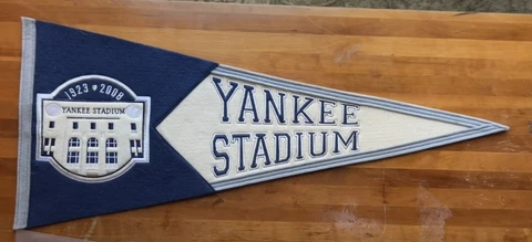 NEW YORK YANKEES 1923-2008 YANKEE STADIUM FINAL SEASON WOOL BANNER PENNANT MLB Cover