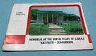 OLD ALBANIA BOOK-MEMORIAL AT THE BURIAL PLACE OF SKENDERBEU-LEZHA-ALBANIA-1987-R
