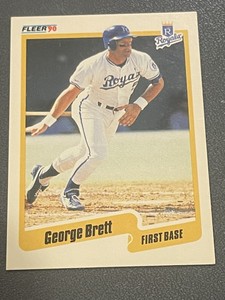 1990 George Brett Fleer Kansas City Royals #103
