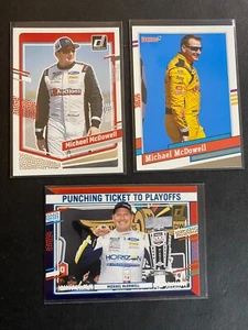 Michael McDowell - 2024 Panini Donruss 3 Card Driver Package - Picture 1 of 1