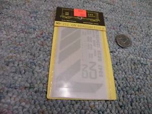 CDS Dry Transfer decals HO HO-212 Canadian National CN Roadswitcher   F194 - Picture 1 of 1