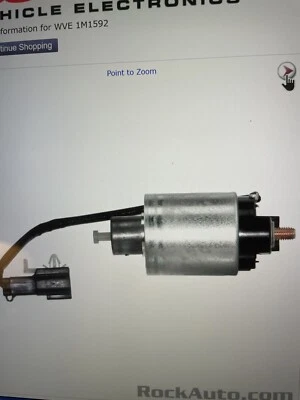 Solenoide de arranque estándar SS-362 Foto 1 de 2