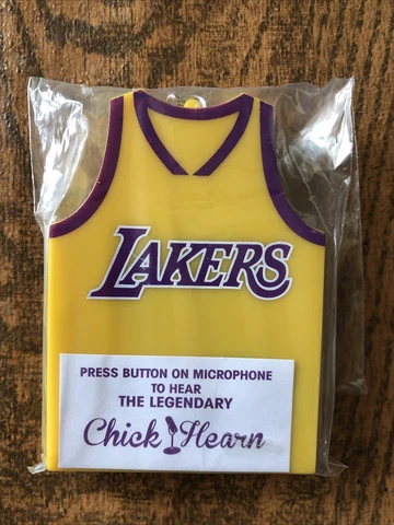 Chick Hearn Los Angeles Lakers Jersey Audible Key chain talking Cover