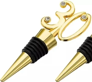 Wine Stopper 30th Wedding Anniversary Wine Stoppers Beverage Bottle party - Picture 1 of 3