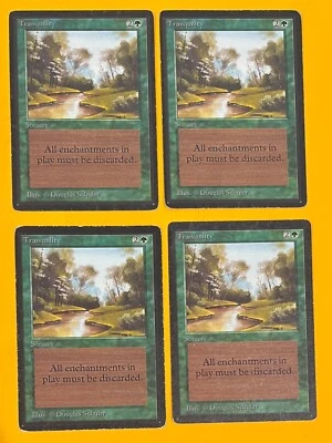 MTG TRANQUILITY (x 4) Beta (OldManMTG 006-943) - Image 1 of 2