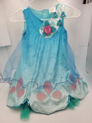 Vestido Trolls, Just Play, Princesa Amapola Niñas Talla 4-6 Foto 1 de 4