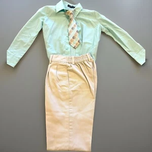 Cute/Boys/Size 4/ George Mint Dress Shirt & Arrow USA 1851 Dress Pants/4 - Picture 1 of 14