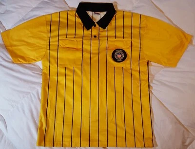 Krown США большой желтый и черный полоски рефери рубашка США футбол федерации нашивка - Изображение 1 из 4