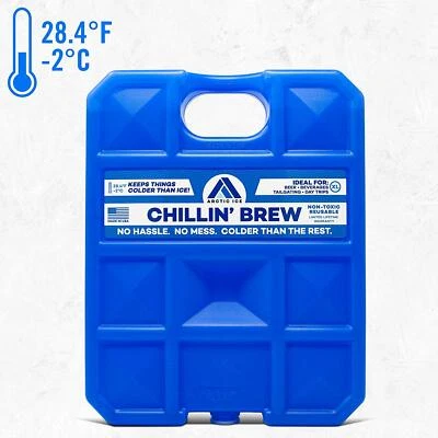 Paquete de hielo Arctic Ice Chillin' Brew Series - Alto rendimiento grande 2,5 libras Foto 1 de 4