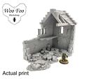Stormguard Ruined homes Set 3D printed fantasy scatter terrain 28mm 32mm
