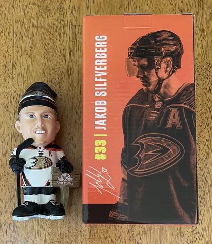 Jakob Silfverberg Anaheim Ducks NHL Hockey JAKGNOME Gnome (not a bobblehead) Cover