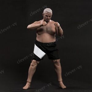 1/6 Fat Male Body Model Durable 12" Action Figure for Phicen Toys Head Sculpt