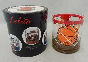 Lolita Glas 11 Unzen Slam Dunk Hand Painted Rocks Sammlung - Bild 1 von 3