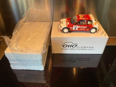 PEUGEOT 205 T16 GROUPE B BELGA YPRES 1985 DARNICHE 475/2000 1/18 OTTO OTTOMOBILE - Photo 1/4