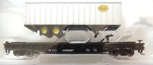 BACHMANN SILVER SERIES N SCALE NEW YORK CENTRAL FLATCAR W/NYC PIGGYBACK TRAILER - Picture 1 of 2