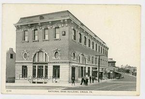 Vintage Postcard 1910s Pennsylvania Emaus National Bank Building Photo PA - Picture 1 of 2