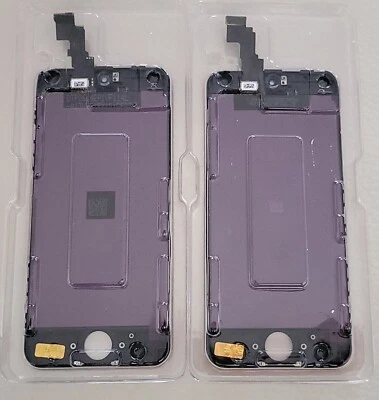 2x PREMIUM LCD ASSEMBLY BLACK Touch Screen & Digitizer Replacement For iPhone 5C - Image 1 of 4