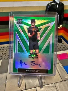 Nick Swiney 2020 Leaf Valiant Auto Green Autograph /99 BA-NS1 - Picture 1 of 2