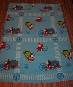 THOMAS THE TANK ENGINE & FRIENDS Percy James TWIN SIZE FLAT SHEET FABRIC 2008 - Picture 1 of 6