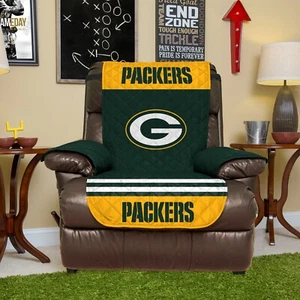 Pegasus Home Fashions NFL Green Bay Packers Recliner Protector - Picture 1 of 1