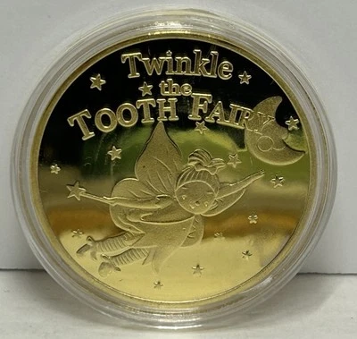 Twinkle The Tooth Fairy Brave Child Coin Token Medallion Protective Case Rare - Image 1 of 4