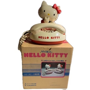 Hello Kitty Wählscheibentelefon Telefon Tamura Electric mit Box Vintage Sanrio - Bild 1 von 20