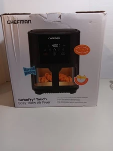 Chefman TurboFry Touch Easy View Air Fryer 5 Qt. Matt Black Finish New Open Box - Picture 1 of 8