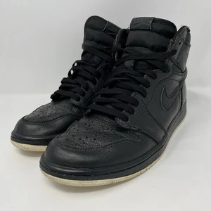 Nike Air Jordan 1 Retro High OG Traforated Black 555088-002 Uomo Taglia 9 No Inso - Foto 1 di 11