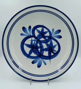 Dansk Blue & White Chop Plate Platter by Niels Refsgaard, 12" Diameter x 2" High - Picture 1 of 8