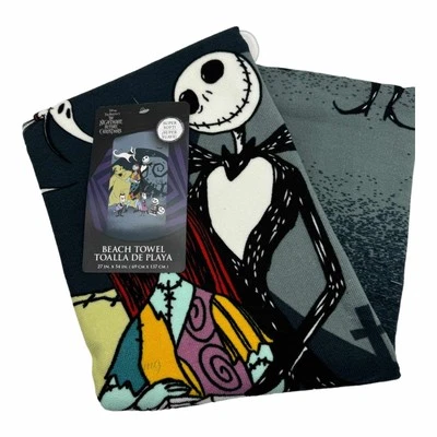 Towel - Disney - Nightmare before Christmas - Jack/Sally Group Beach/Bath 27x54" - Image 1 of 2