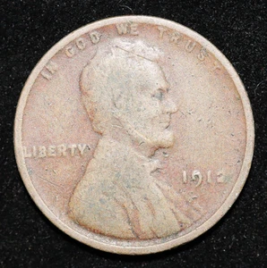 1912 Lincoln Wheat Cent 1 C Circulated Philadelphia - Picture 1 of 2