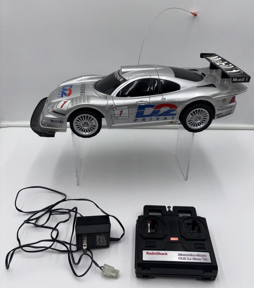 Radio Shack TESTED 1998 Mercedes-Benz CLK GTR Le Mans Endurance Race Car 27 MHZ - Image 1 of 4