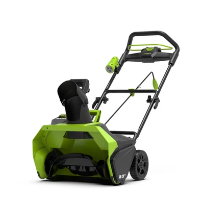 Einstufige Akku Schneefräse Greenworks GD40ST - 51cm Räumweg, bürstenloser Motor - Bild 1 von 4