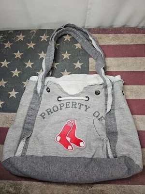 Pro-Fan-Ity by Littlearth Boston Red Sox Genuine Merchandise Gray Bag Purse - Image 1 of 4