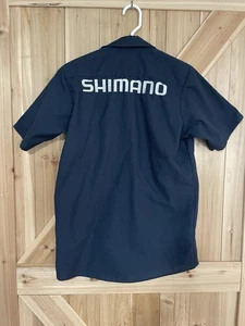 Shimano men's mecanic work shop shirt pre owned large - Picture 1 of 4