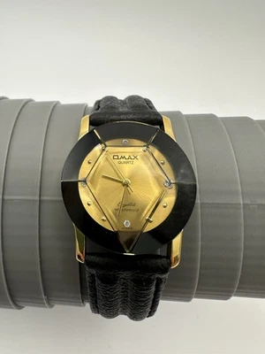 Vintage Omax Ladies Quartz Watch Made in Japan Ion Gold Plating Never Worn - Image 1 of 4