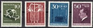 Yugoslavia 1956 ☀ Scientist - Inventor Nikola Tesla  (Mi.Nr.791/4A) ☀ MNH ** - Picture 1 of 1