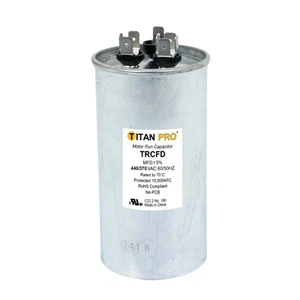Titan Pro TRCFD705, 70uF+5uF 440/370V AC, Motor Run Capacitor - Picture 1 of 4