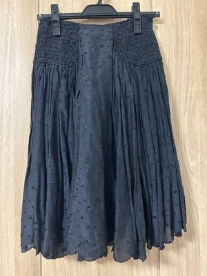 TSUMORI CHISATO 刺绣裙黑色 2 码 — 第 1/4 张图片