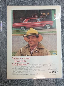 Pubblicità auto d'epoca Ford Fairlane & Falcon 1965 effimera - Foto 1 di 3