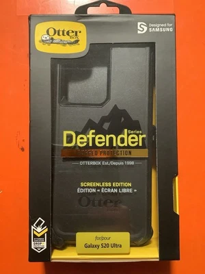 OtterBox Defender Series Case for Galaxy S20 Ultra / S20 Ultra 5G (Only) - Black - Image 1 of 4