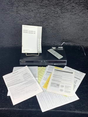 Pioneer DVR-433H HDD DVD Recorder RW Festplattenrecorder Mit Zubehör Fernbiedung - Image 1 of 4