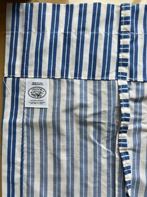 NUEVO CON ETIQUETAS, Tonos Globo Laura Ashley Vintage, Rayas Azules y Blancas, 41X65 Foto 1 de 3