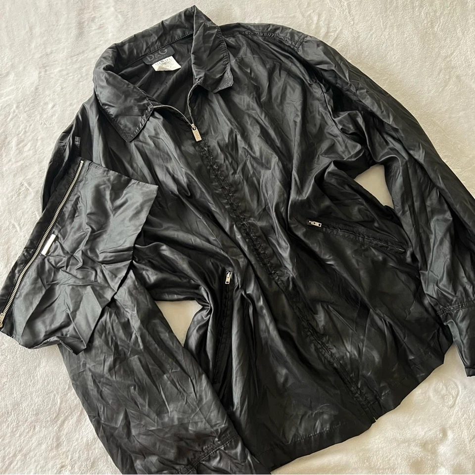 Dolce & Gabbana D&G Ittierre 男式黑色尼龙夹克带盒尺寸 38/52 — 第 1/4 张图片